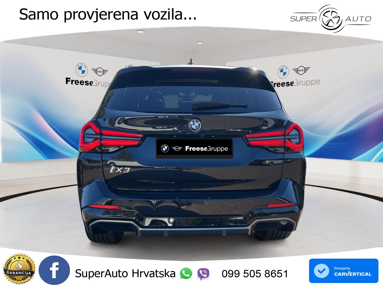 BMW iX3 80 kWh (286 KS) ACC+HEAD+GR SJED+360+PANO