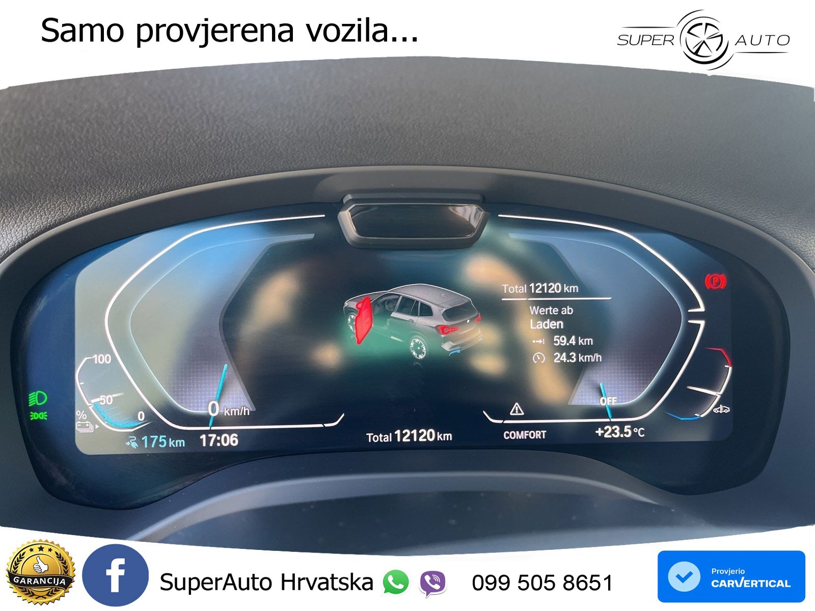 BMW iX3 80 kWh (286 KS) ACC+HEAD+GR SJED+360+PANO