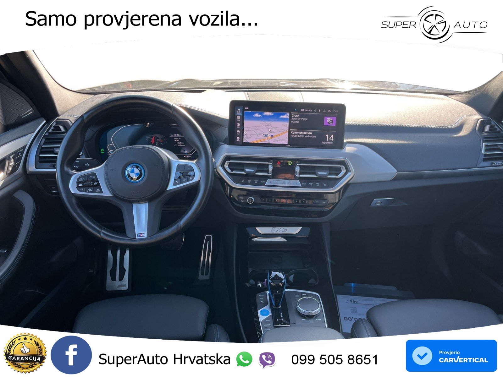 BMW iX3 80 kWh (286 KS) ACC+HEAD+GR SJED+360+PANO