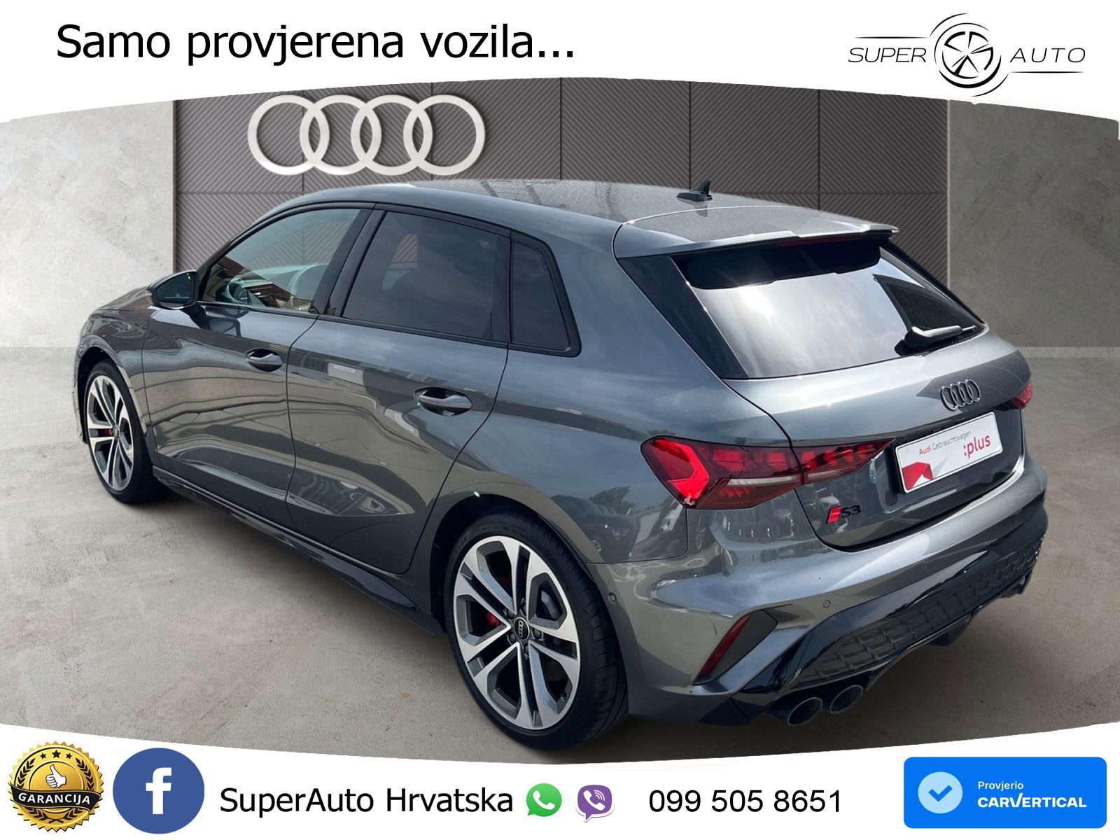 Audi S3 2.0 TFSI (333 KS) quattro S tronic MATRIX+GR SJED+KAM