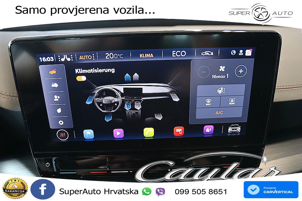 Cupra Formentor 1.4 TSI (204 KS) e-Hybrid DSG ACC+GR SJED+360+PANO