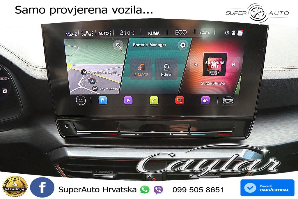 Cupra Formentor 1.4 TSI (204 KS) e-Hybrid DSG ACC+GR SJED+360+PANO