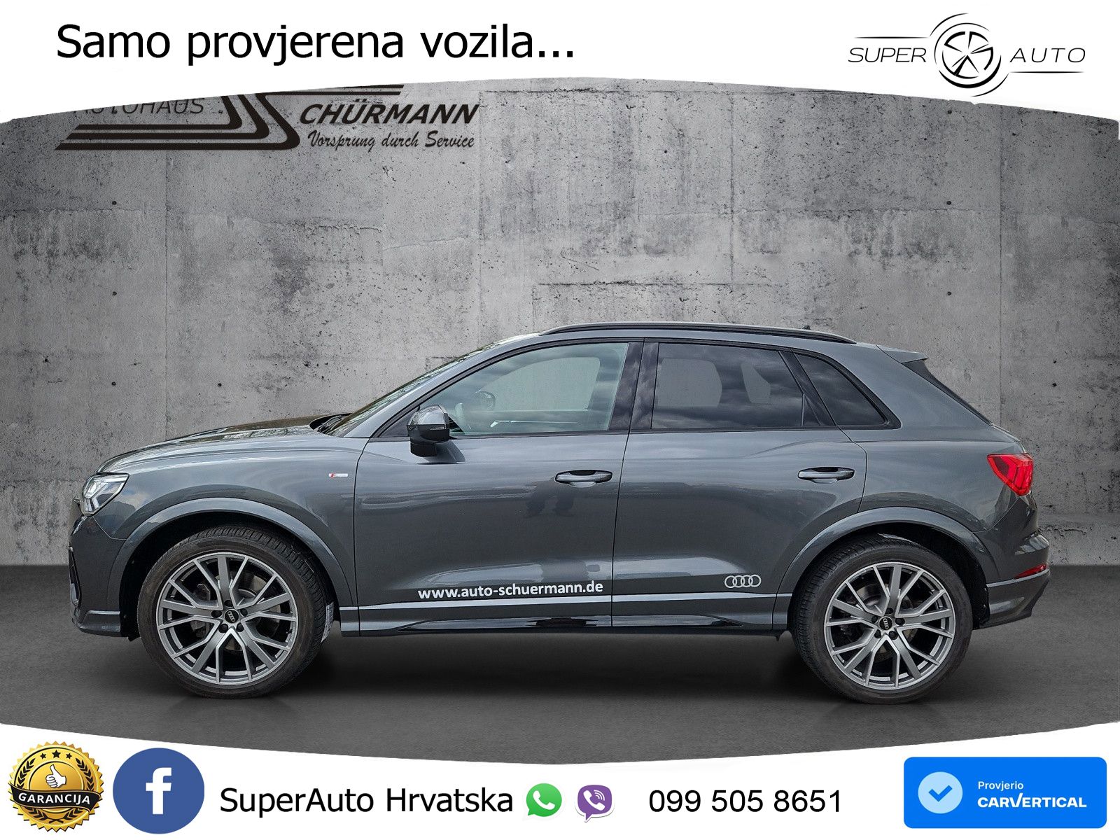 Audi Q3 40 TFSI (190 KS) quattro S tronic S line MATRIX+GR SJED+KAM