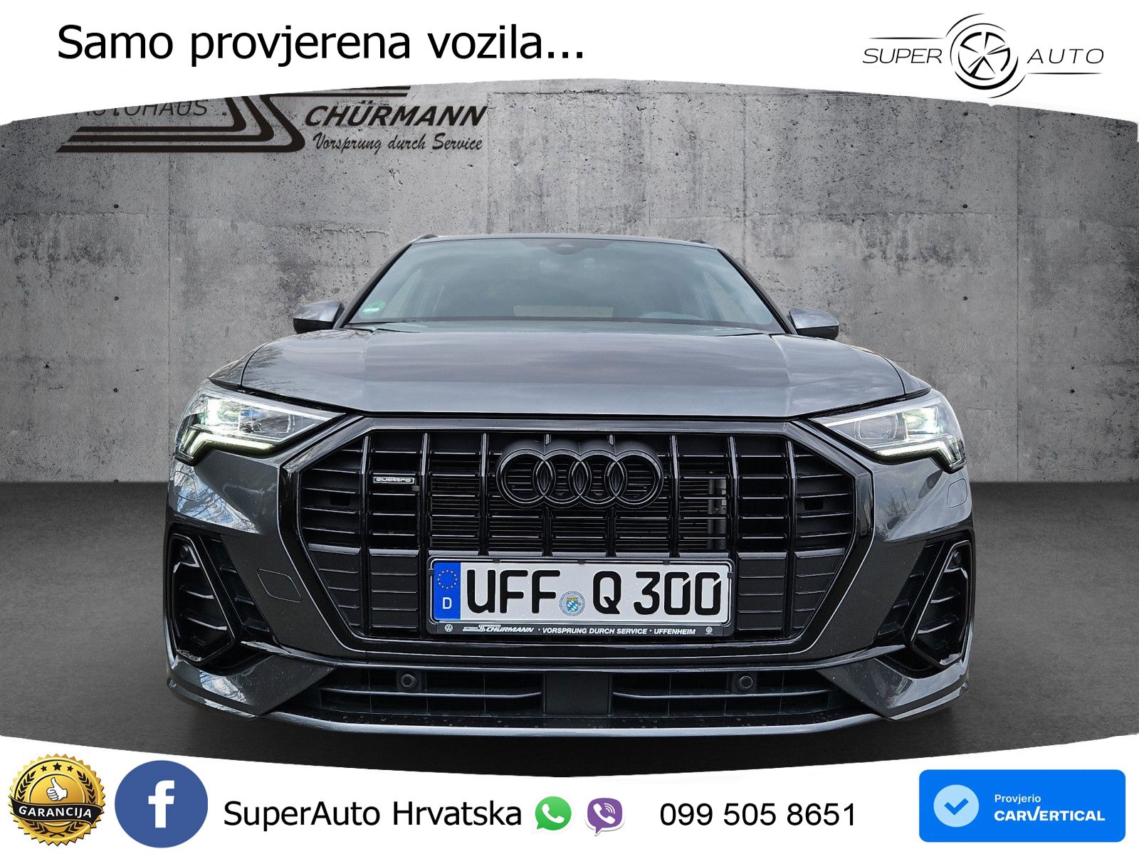 Audi Q3 40 TFSI (190 KS) quattro S tronic S line MATRIX+GR SJED+KAM