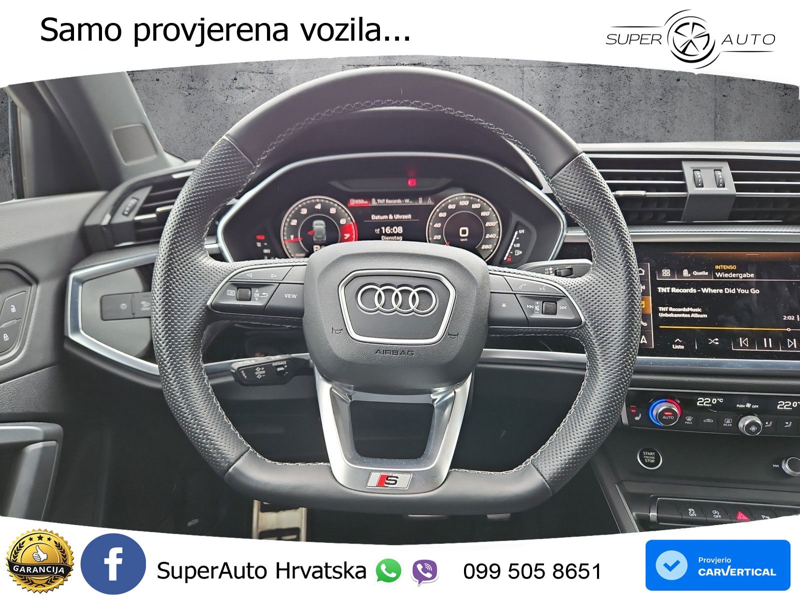 Audi Q3 40 TFSI (190 KS) quattro S tronic S line MATRIX+GR SJED+KAM