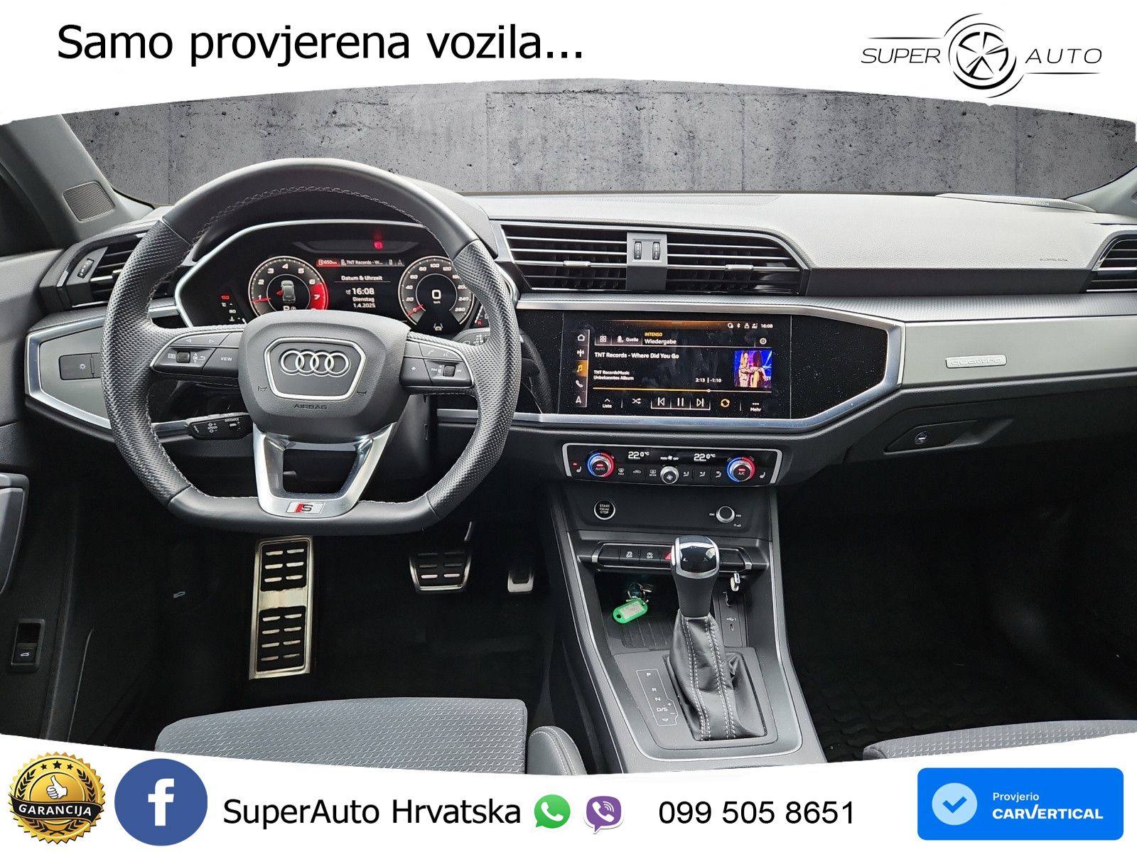 Audi Q3 40 TFSI (190 KS) quattro S tronic S line MATRIX+GR SJED+KAM