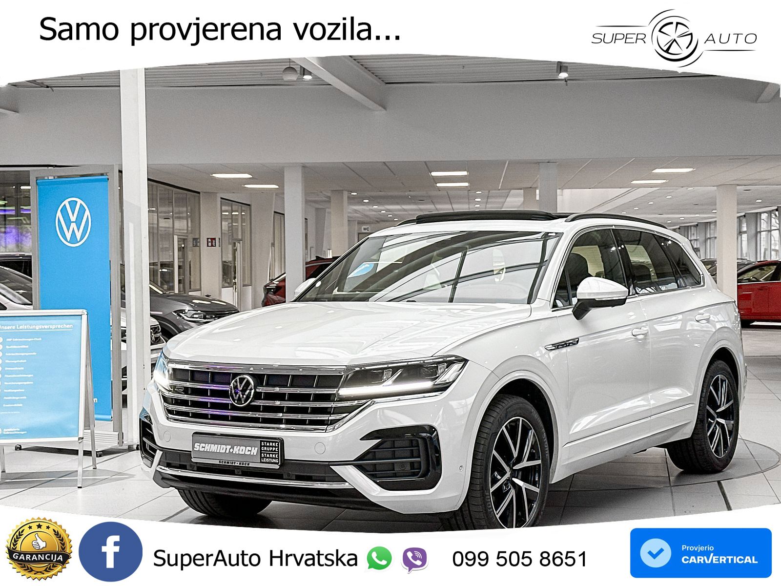 Volkswagen Touareg 3.0 V6 TDI (231 KS) 4MOTION Tiptronic R-Line ZRAČNI+ACC+GR SJED+KAM+PANO