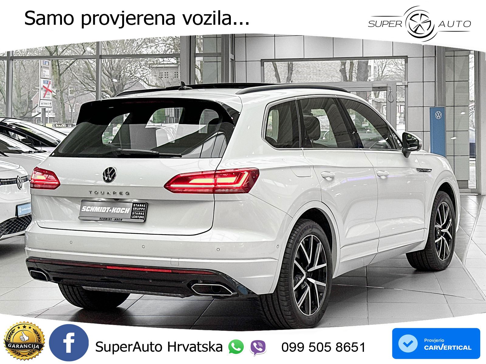 Volkswagen Touareg 3.0 V6 TDI (231 KS) 4MOTION Tiptronic R-Line ZRAČNI+ACC+GR SJED+KAM+PANO
