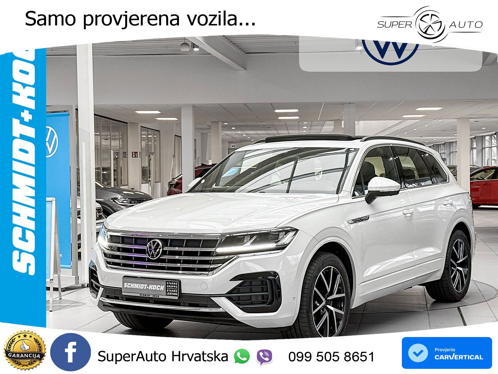 Volkswagen Touareg 3.0 V6 TDI (231 KS) 4MOTION Tiptronic R-Line ZRAČNI+ACC+GR SJED+KAM+PANO