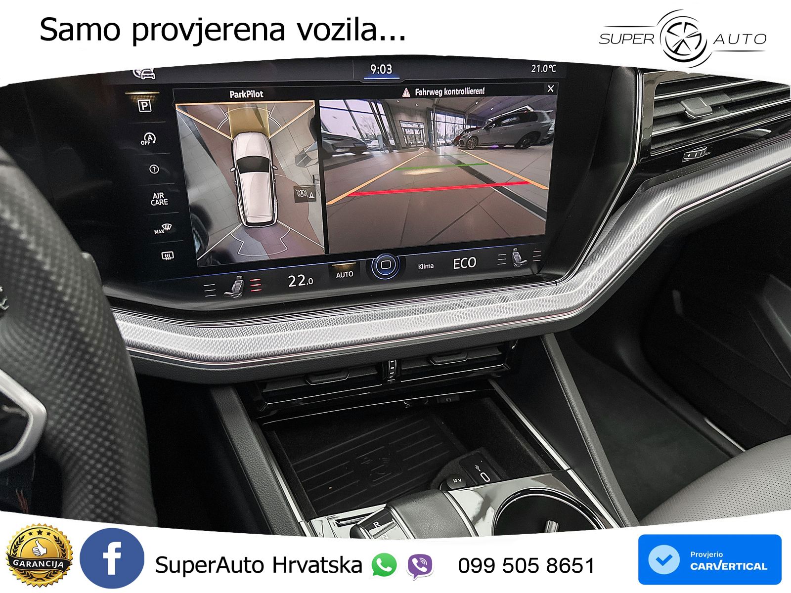Volkswagen Touareg 3.0 V6 TDI (231 KS) 4MOTION Tiptronic R-Line ZRAČNI+ACC+GR SJED+KAM+PANO
