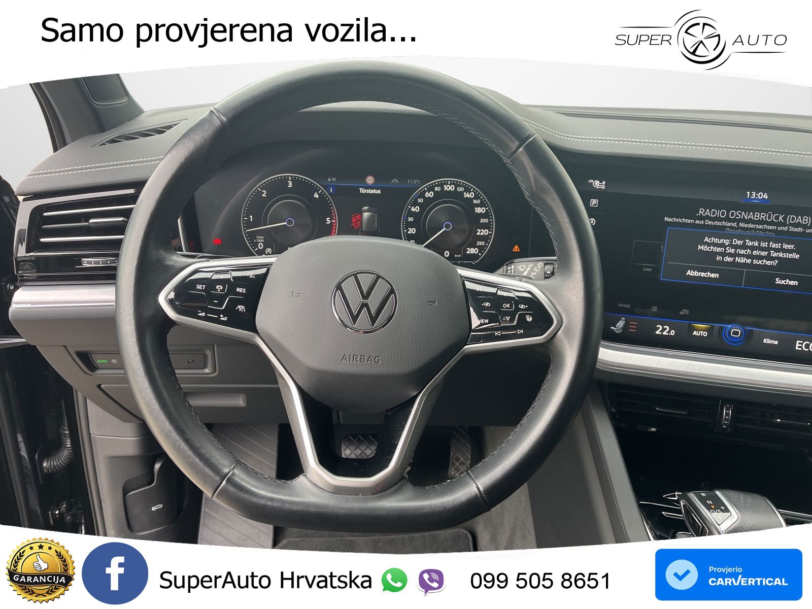 Volkswagen Touareg 3.0 V6 TDI (231 KS) 4MOTION Tiptronic MATRIX+GR SJED+KAM