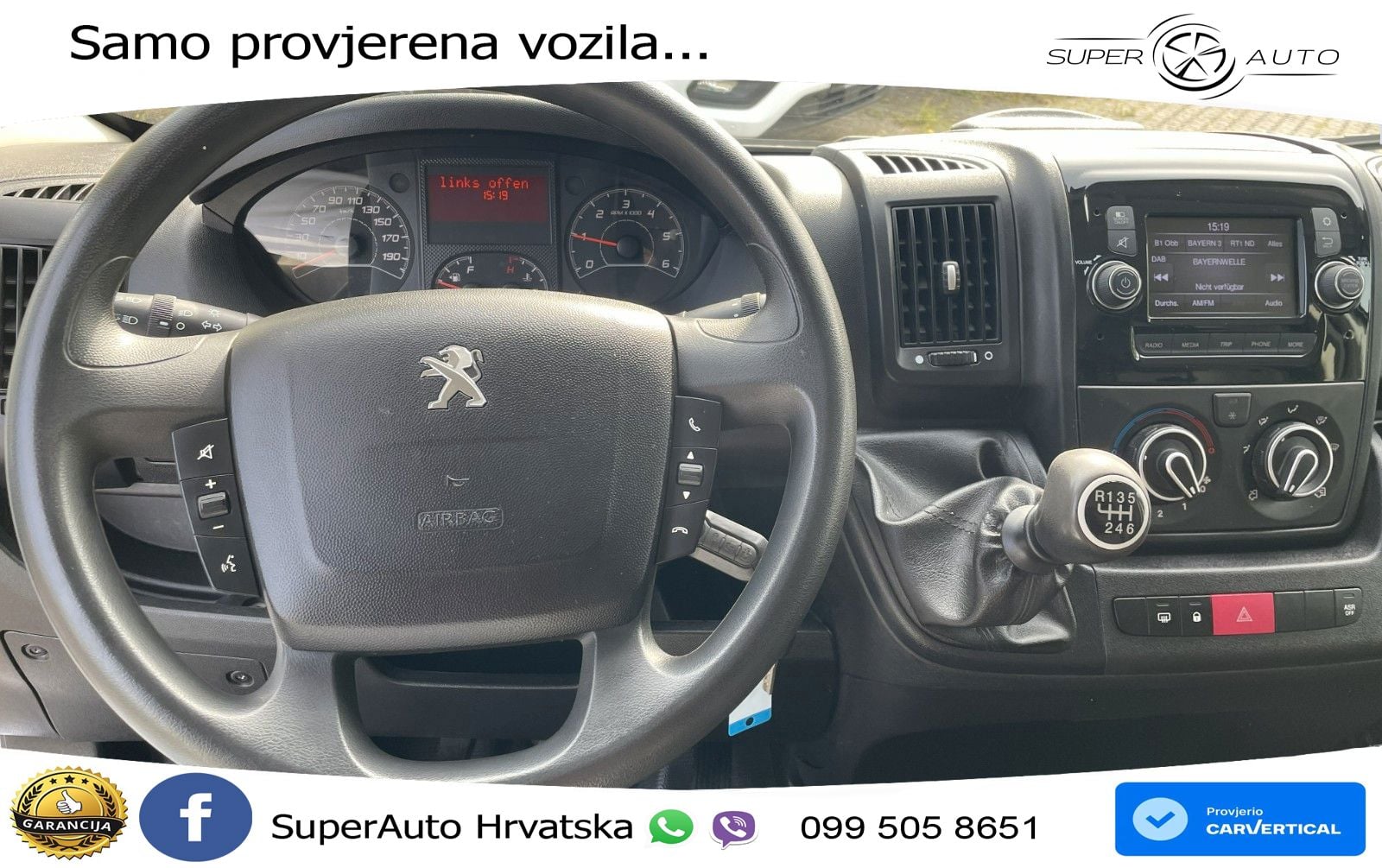 Peugeot Boxer 335 L2H2 SORTIMO Klima Kamera AHK 1.HD 140 KS