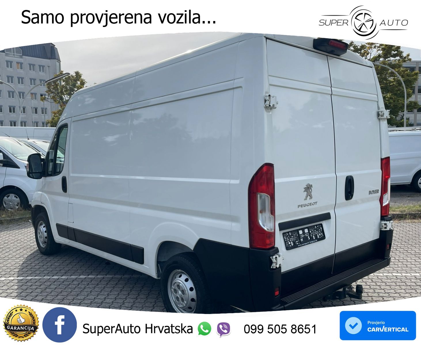 Peugeot Boxer 335 L2H2 SORTIMO Klima Kamera AHK 1.HD 140 KS