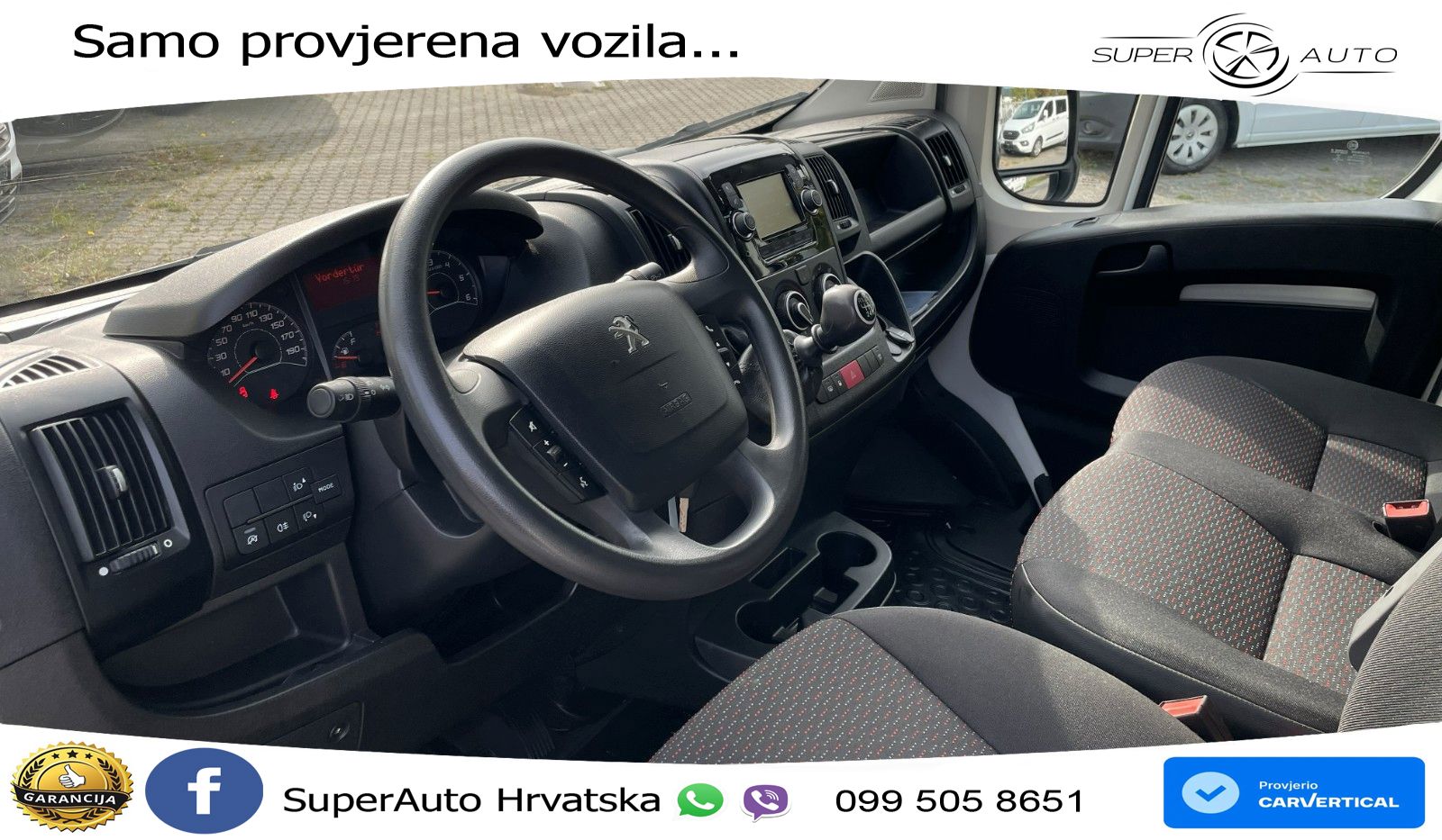 Peugeot Boxer 335 L2H2 SORTIMO Klima Kamera AHK 1.HD 140 KS