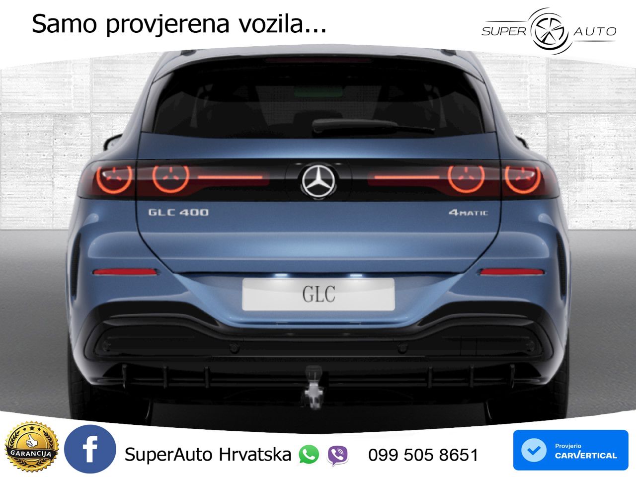 Mercedes GLC 400 94 kWh (489 KS) 4MATIC EQ Technology AMG LED+GR SJED+ACC