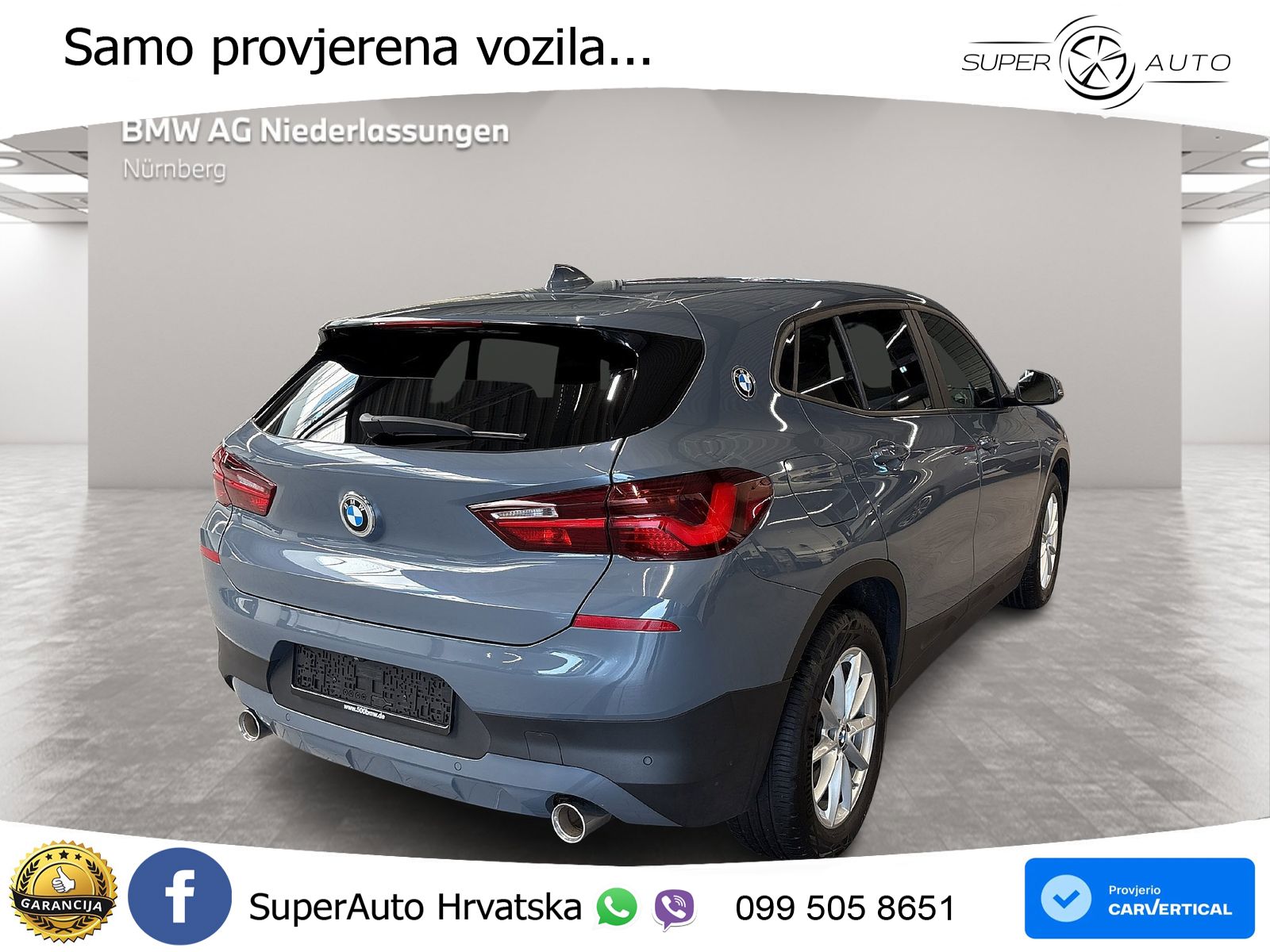 BMW X2 sDrive20d Steptronic LED+GR SJED+ACC