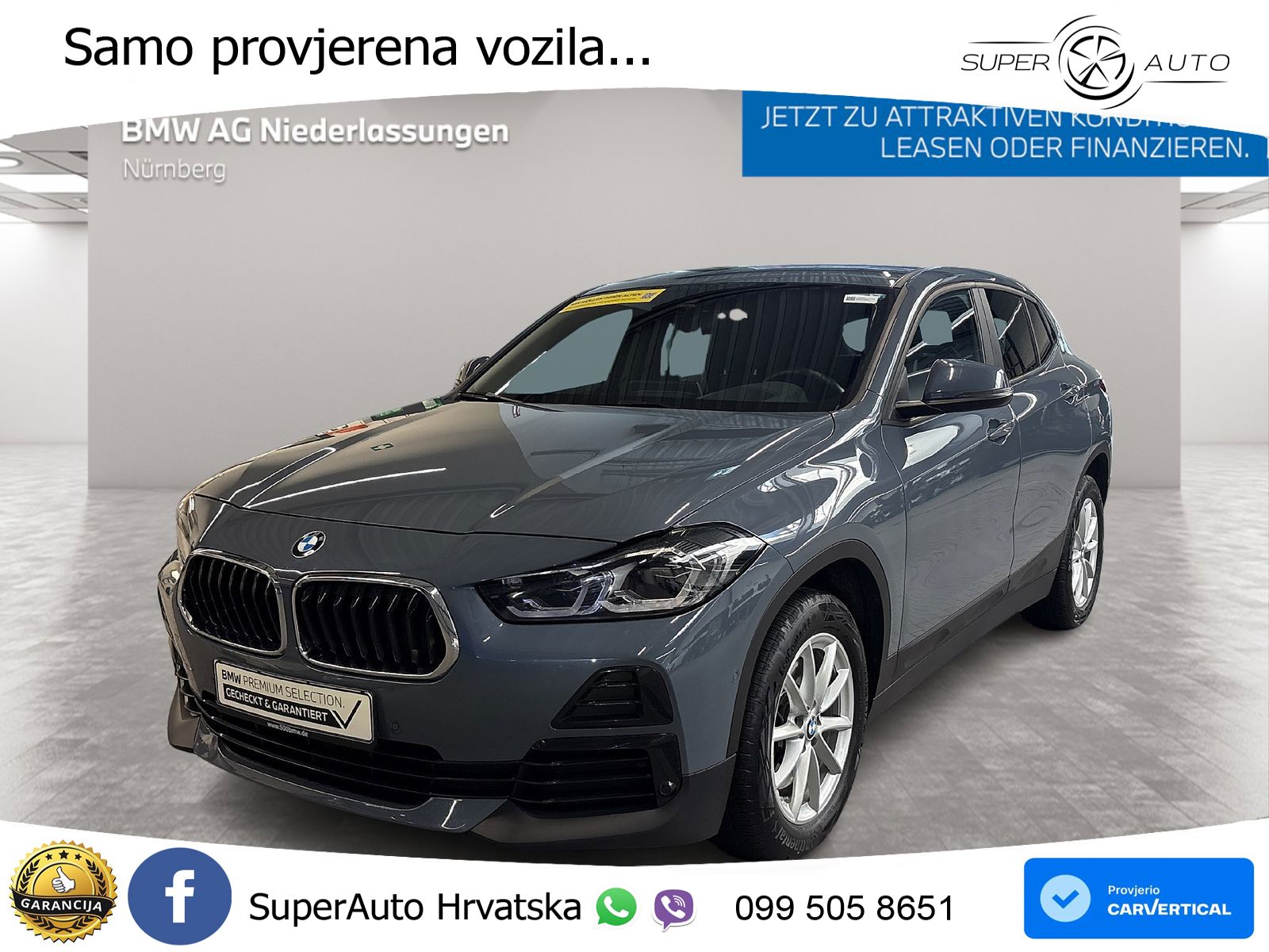 BMW X2 sDrive20d Steptronic LED+GR SJED+ACC