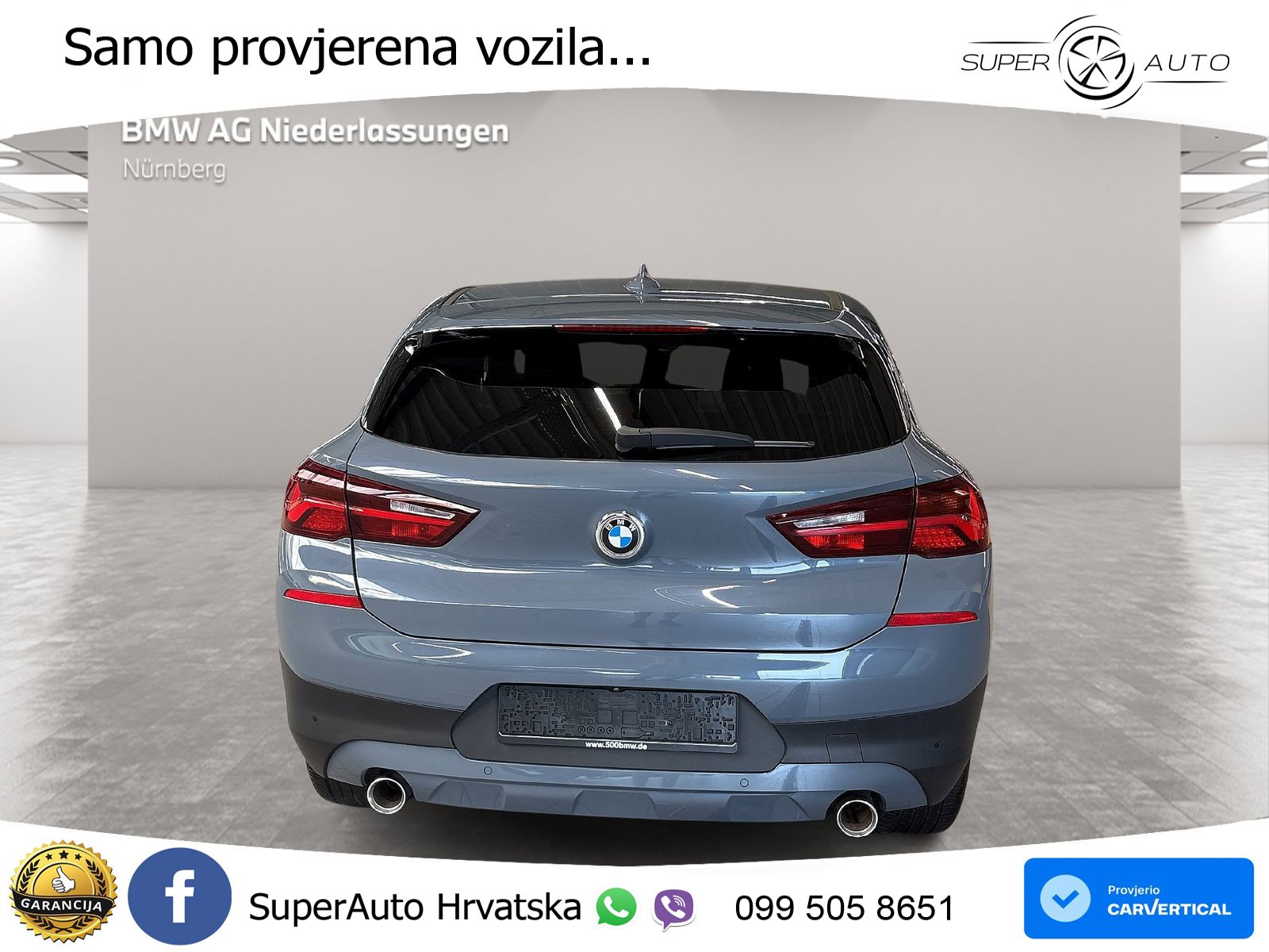 BMW X2 sDrive20d Steptronic LED+GR SJED+ACC