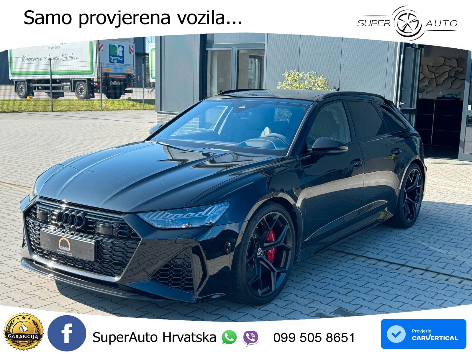Audi RS6 Avant 4.0 TFSI V8 performance (630 KS)  quattro tiptronic advanced LED+GR SJED+ACC