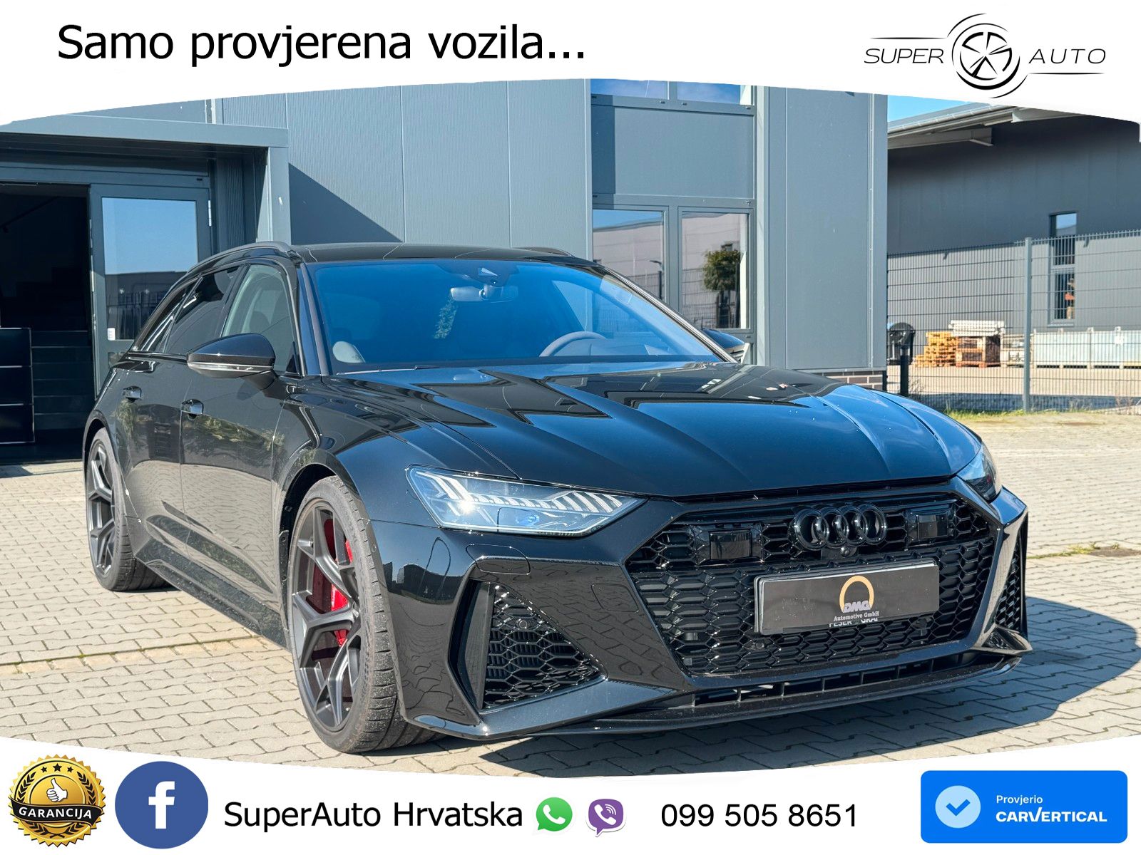 Audi RS6 Avant 4.0 TFSI V8 performance (630 KS)  quattro tiptronic advanced LED+GR SJED+ACC