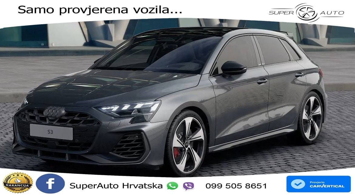 Audi S3 2.0 TFSI (333 KS) quattro S tronic LED+GR SJED+ACC