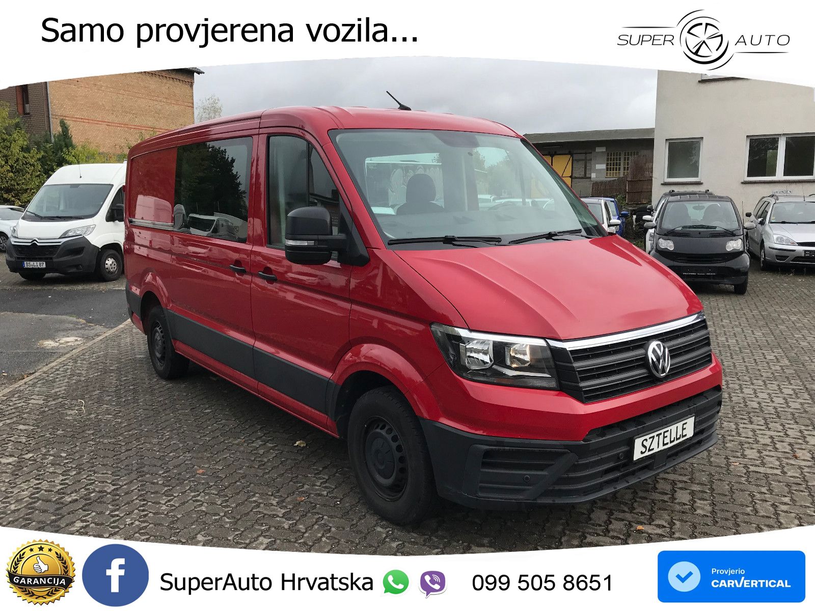 Volkswagen Crafter 2.0 TDI Mixto mittellang FWD 8 Sitzer 140 KS