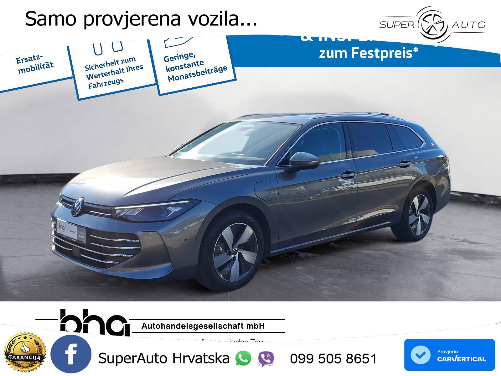 Volkswagen Passat Variant 1.5 TSI (204 KS) eHybrid DSG Business LED+GR SJED+ACC