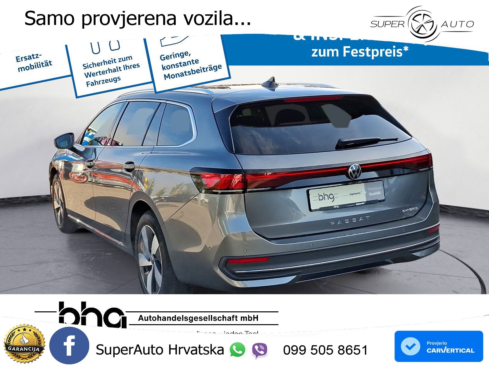 Volkswagen Passat Variant 1.5 TSI (204 KS) eHybrid DSG Business LED+GR SJED+ACC