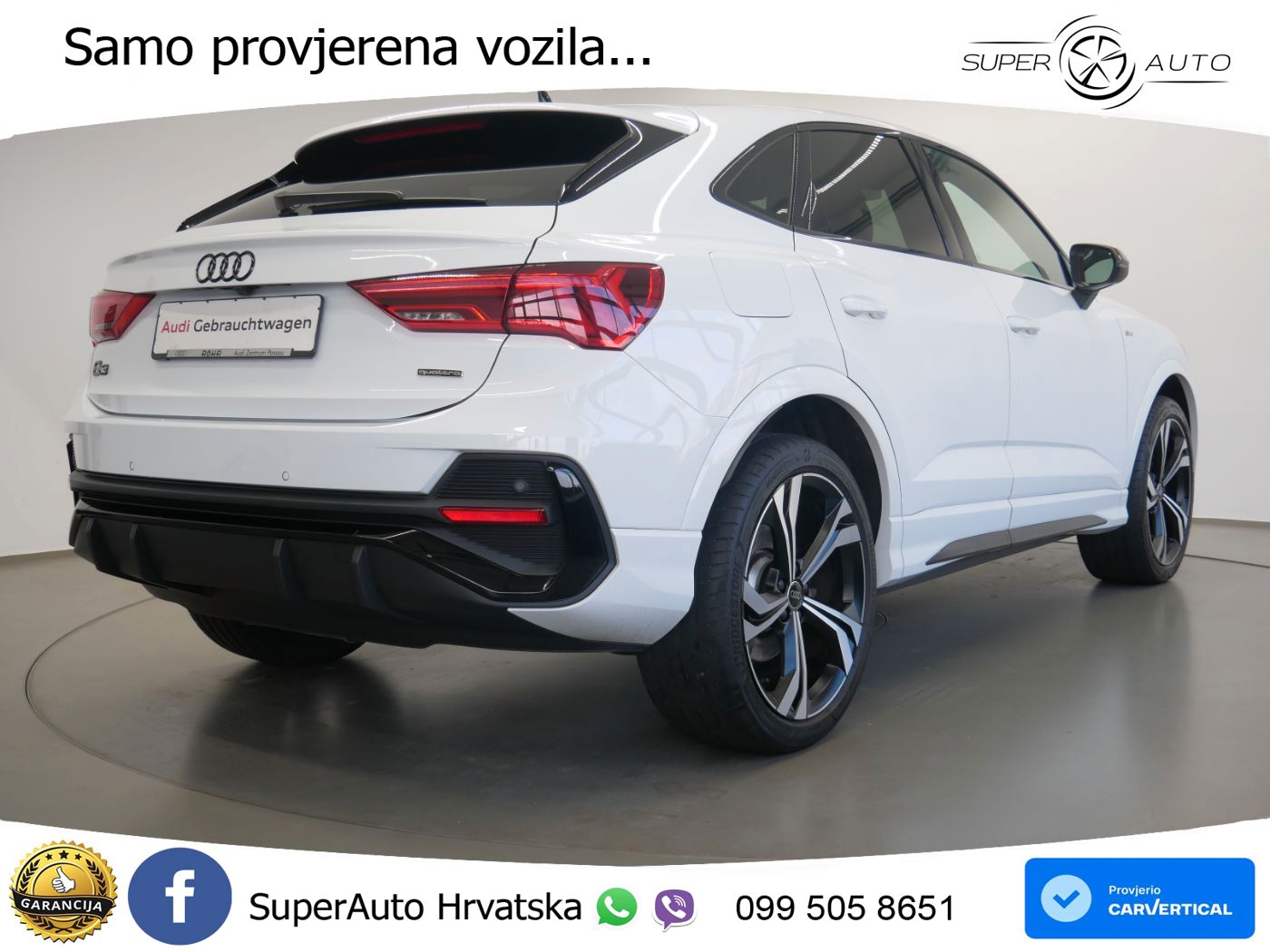 Audi Q3 Sportback 40 TDI (193 KS) quattro S tronic S line MATRIX+GR SJED+KAM