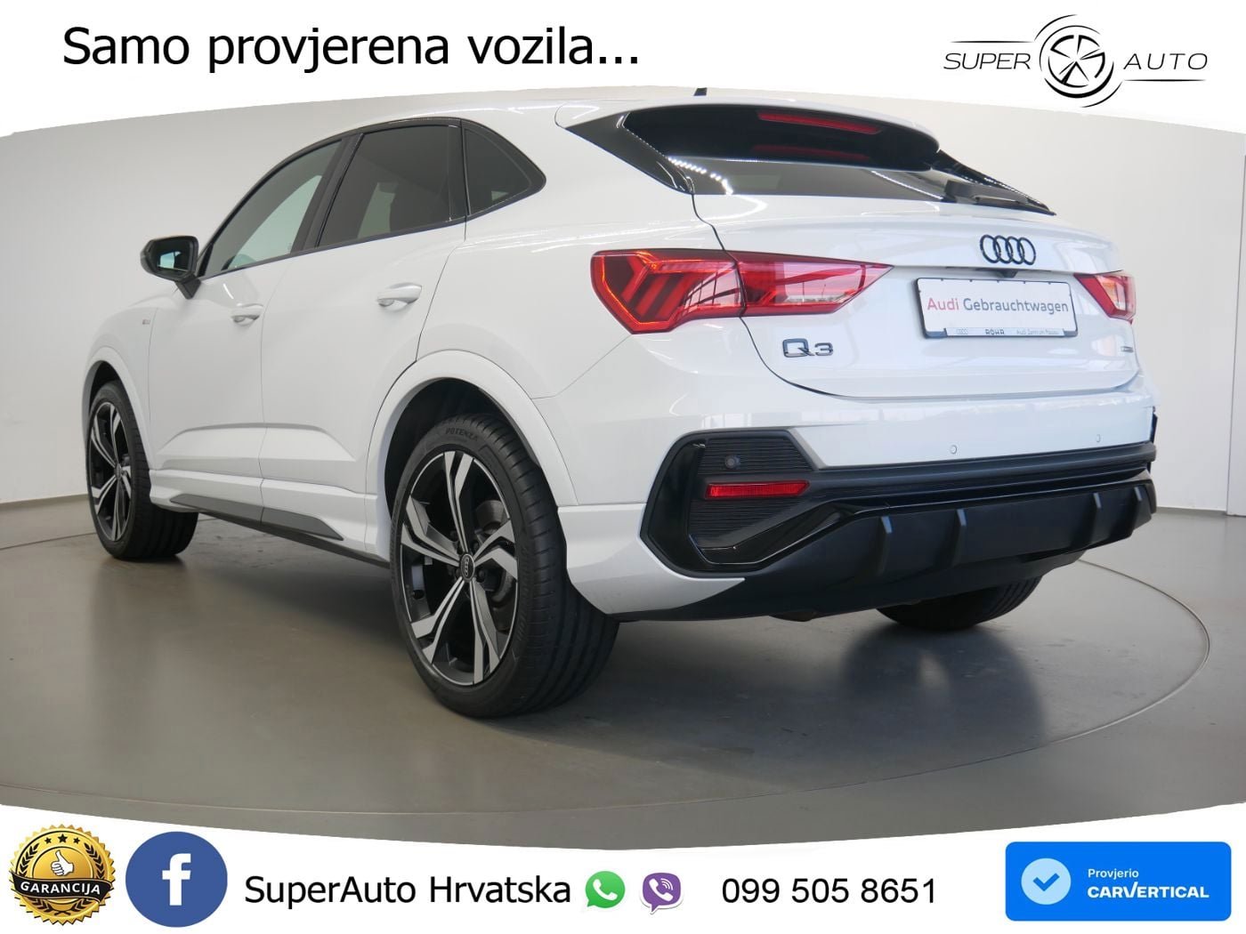 Audi Q3 Sportback 40 TDI (193 KS) quattro S tronic S line MATRIX+GR SJED+KAM