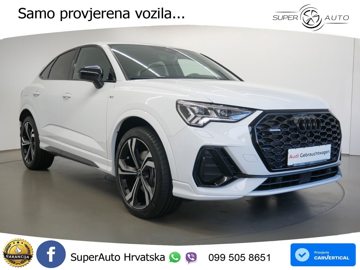 Audi Q3 Sportback 40 TDI (193 KS) quattro S tronic S line MATRIX+GR SJED+KAM