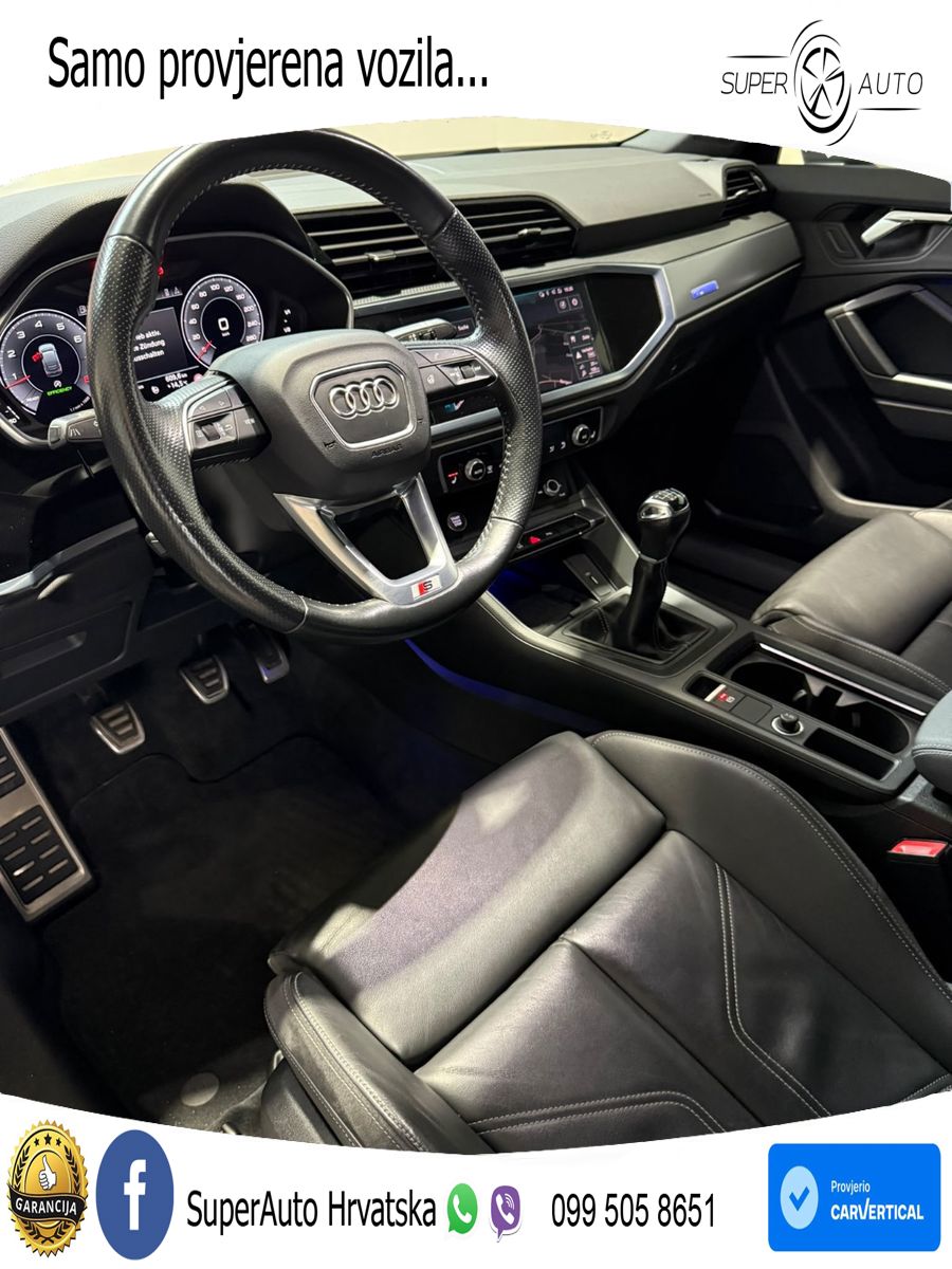 Audi Q3 Sportback 35 TFSI (150 KS) S line LED+GR SJED+ACC