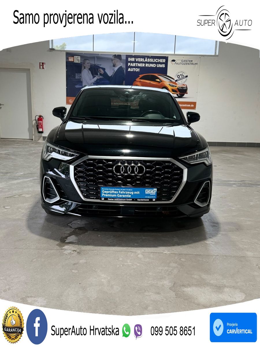 Audi Q3 Sportback 35 TFSI (150 KS) S line LED+GR SJED+ACC
