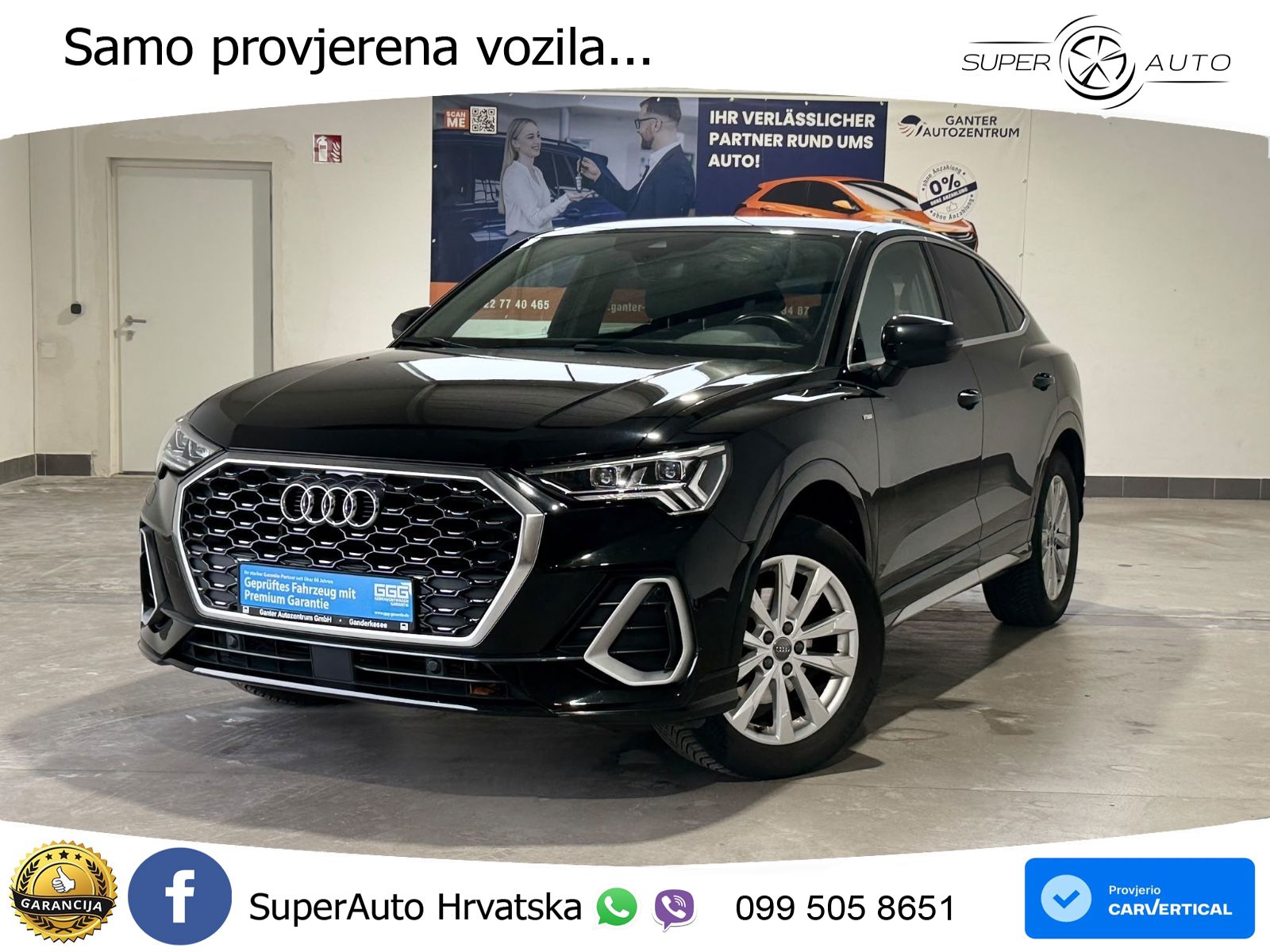 Audi Q3 Sportback 35 TFSI (150 KS) S line LED+GR SJED+ACC