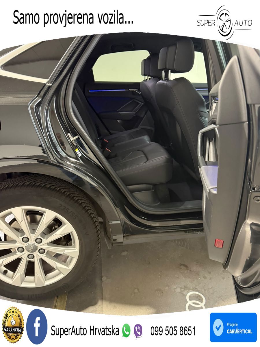 Audi Q3 Sportback 35 TFSI (150 KS) S line LED+GR SJED+ACC