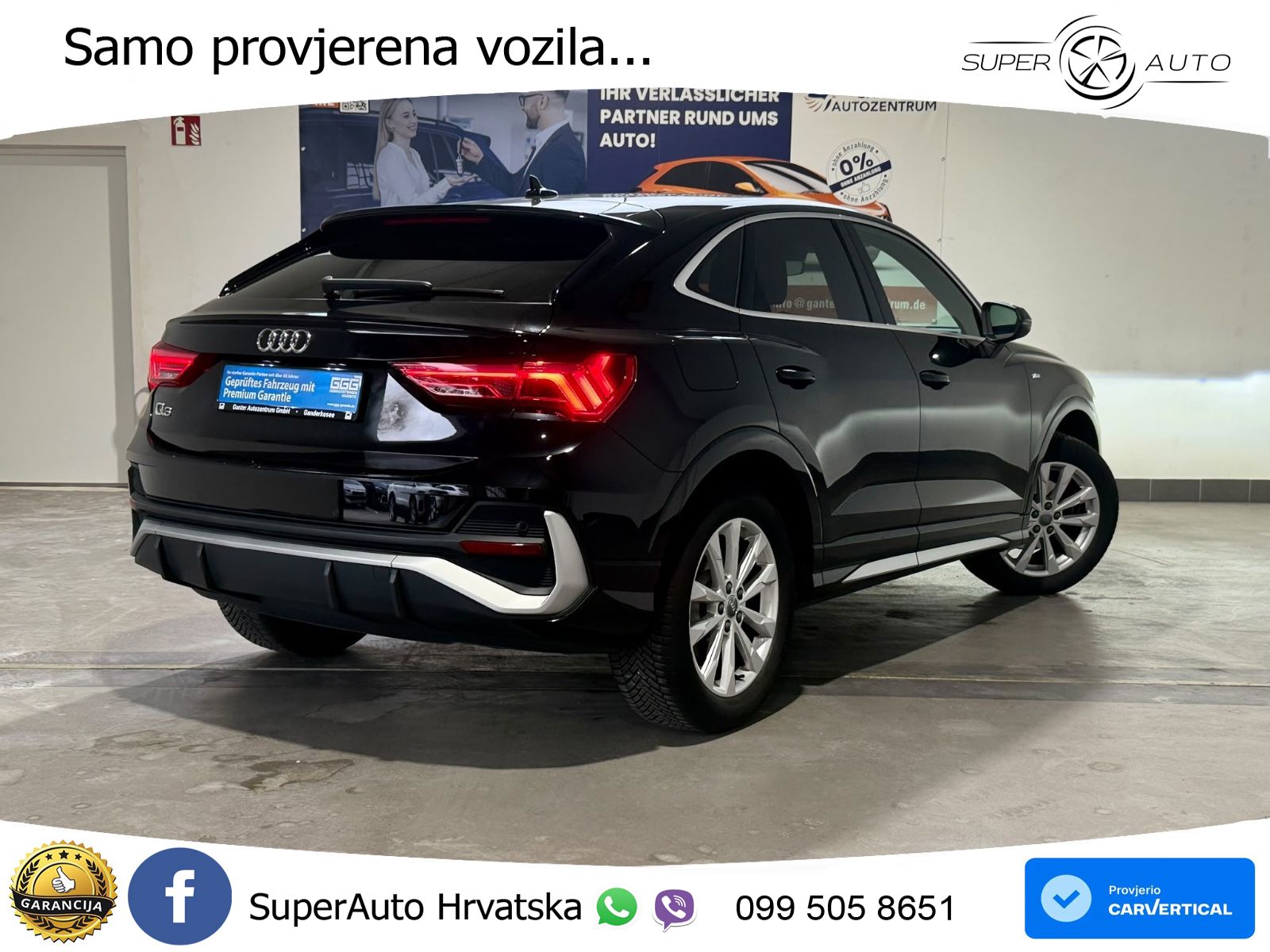 Audi Q3 Sportback 35 TFSI (150 KS) S line LED+GR SJED+ACC