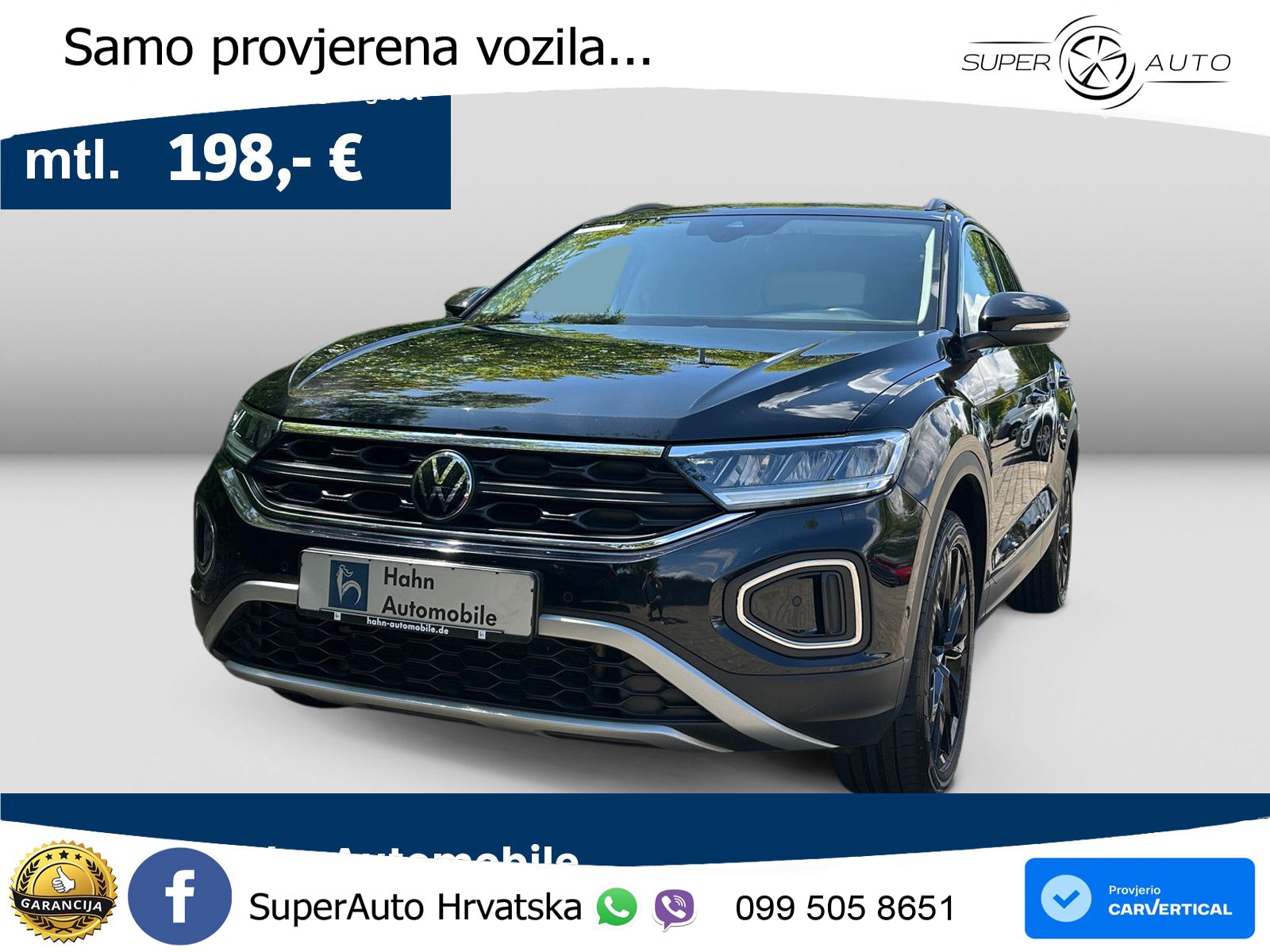 Volkswagen T-Roc 1.5 TSI (150 KS) DSG LED+GR SJED+ACC