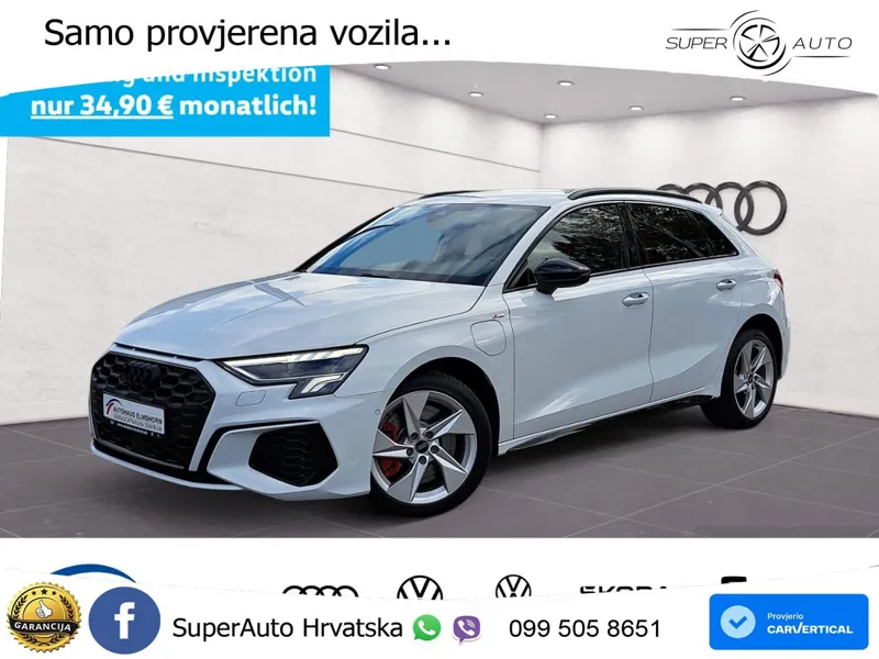 Audi A3 45 TFSIe (245 KS) S tronic S line LED+GR SJED+ACC