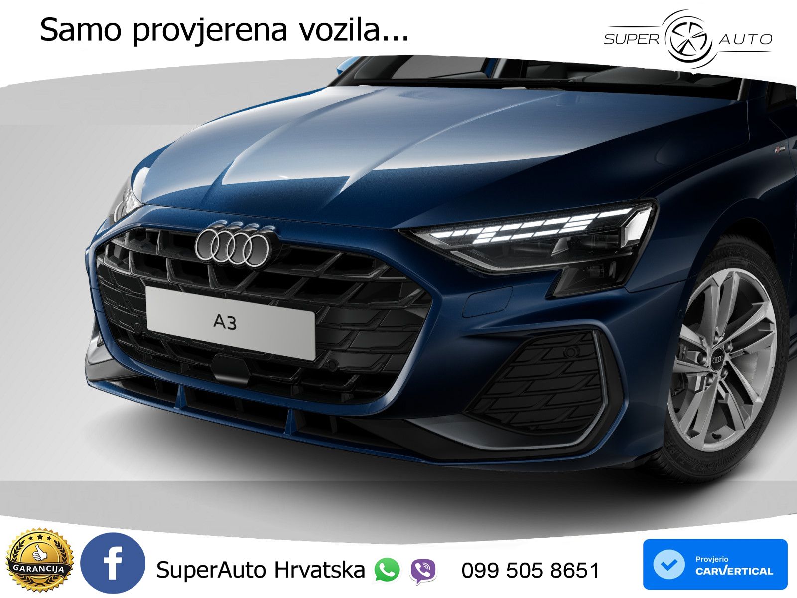 Audi A3 35 TFSI (150 KS) S line LED+GR SJED+ACC