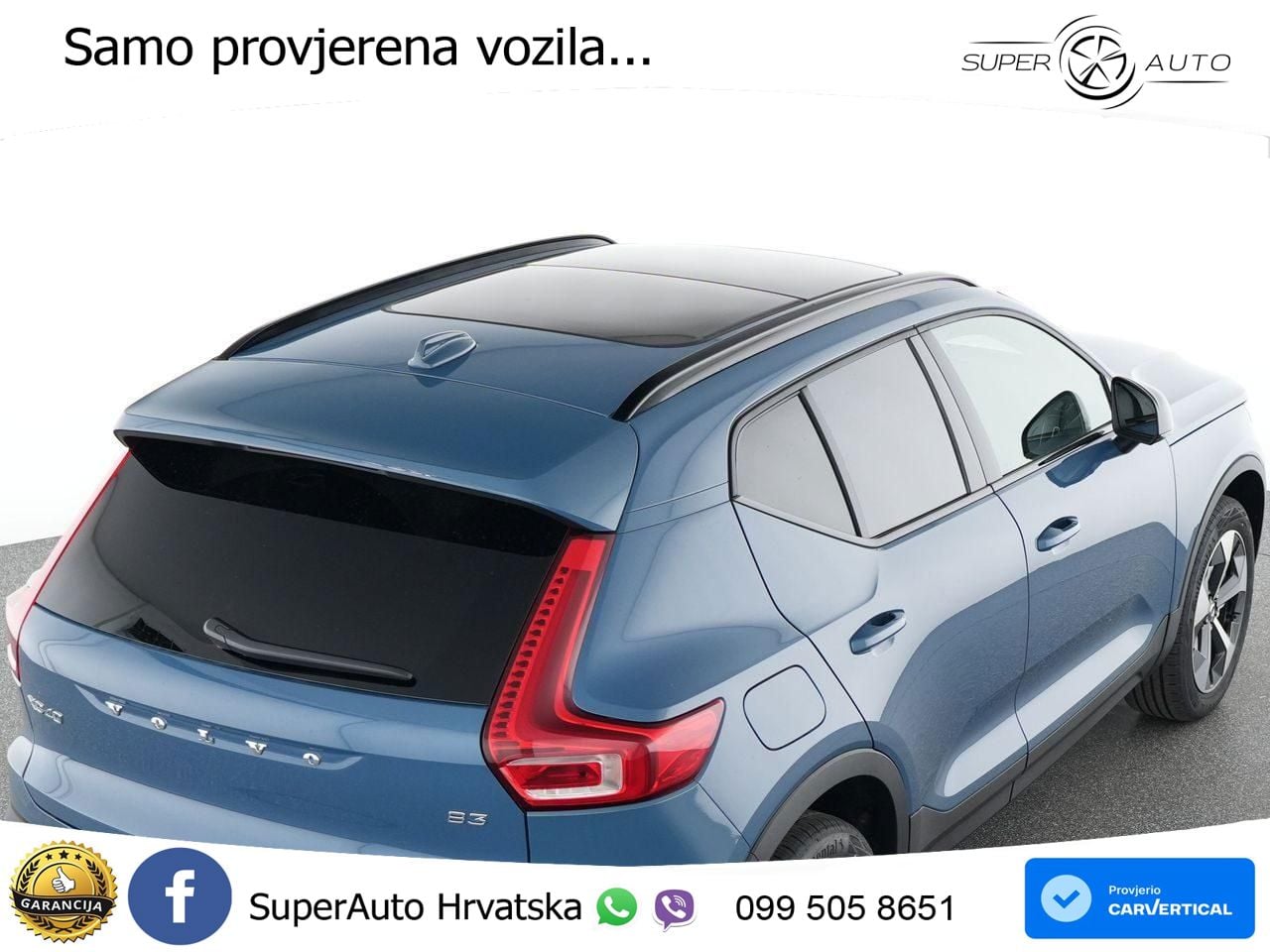 Volvo XC40 2.0 B3 163 KS Automatic ACC+GR SJED+360+PANO