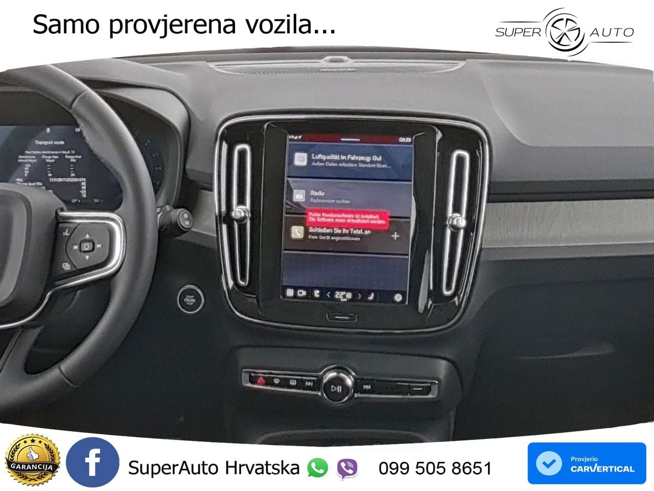Volvo XC40 2.0 B3 163 KS Automatic ACC+GR SJED+360+PANO