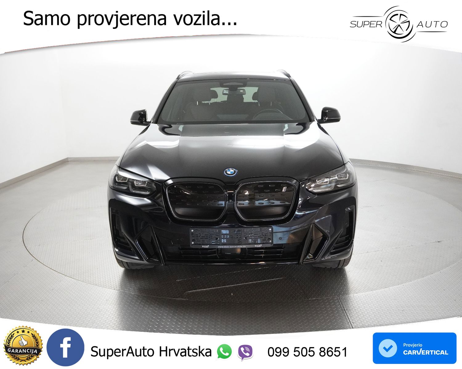 BMW iX3 80 kWh (286 KS) M Sport LED+GR SJED+ACC