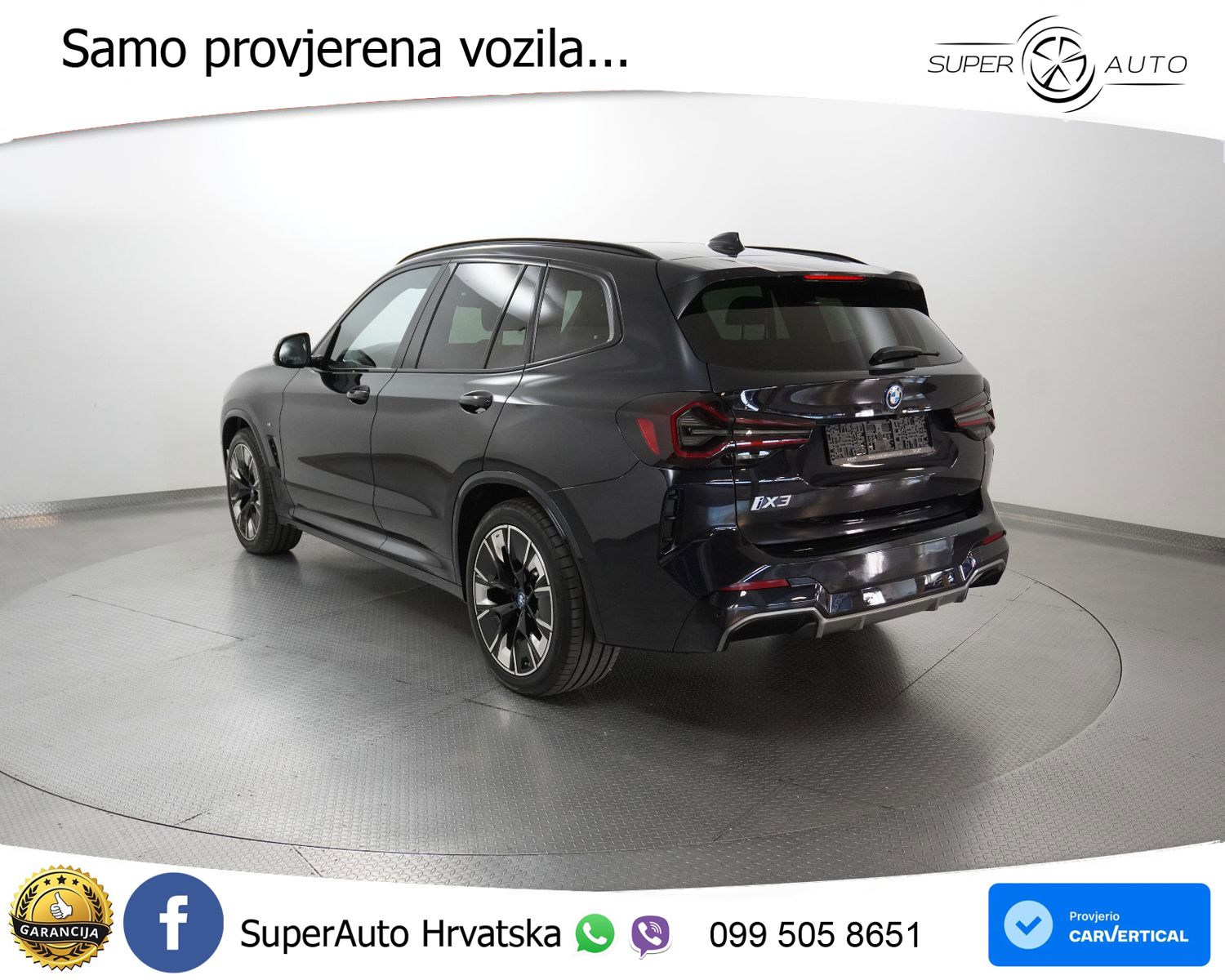 BMW iX3 80 kWh (286 KS) M Sport LED+GR SJED+ACC