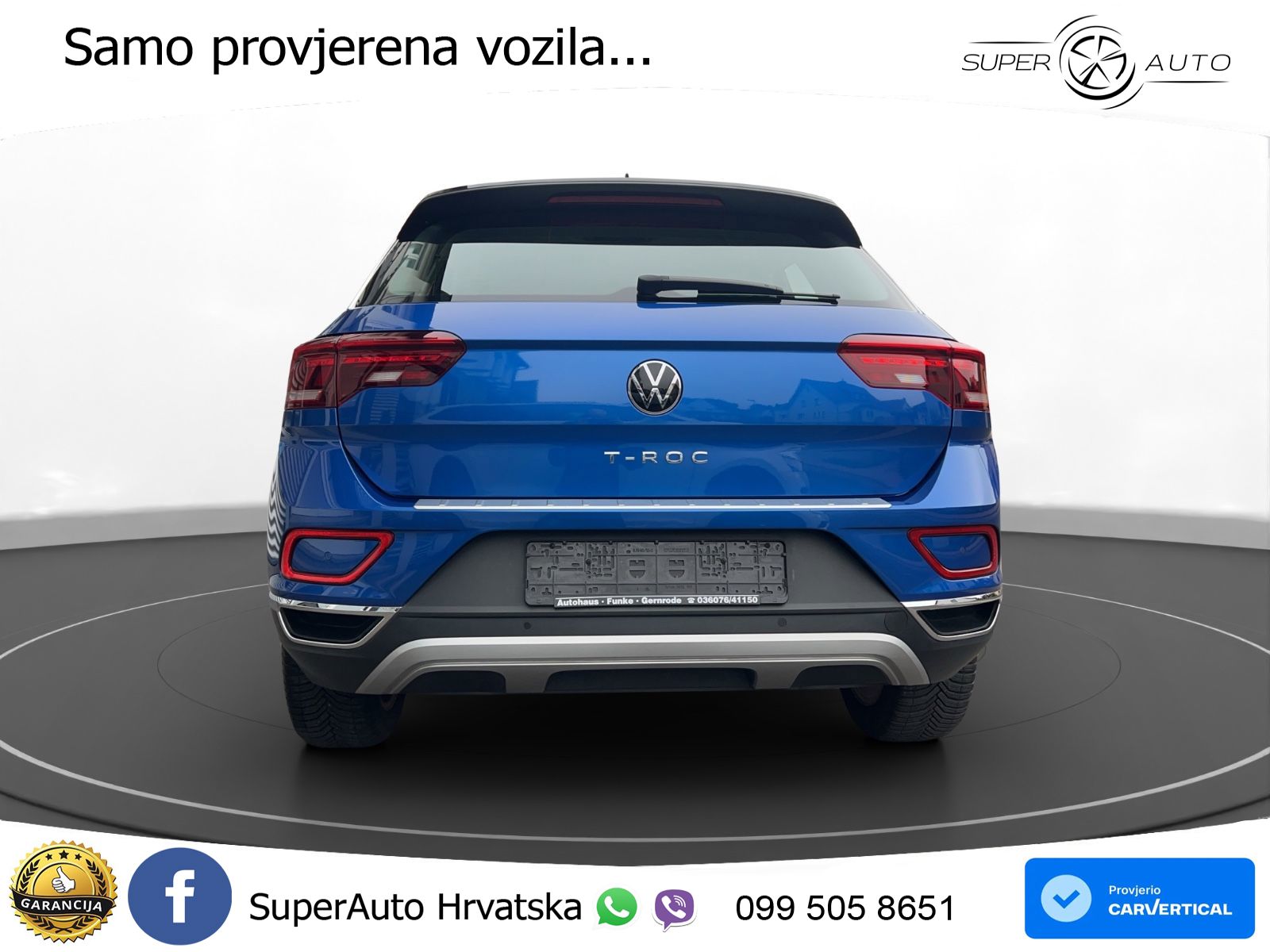 Volkswagen T-Roc 1.5 TSI (150 KS) DSG LED+GR SJED+ACC