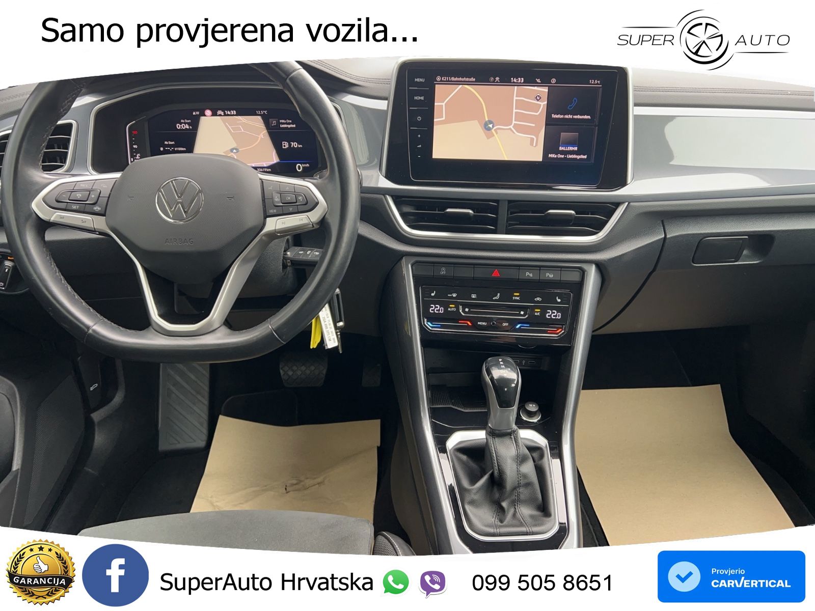 Volkswagen T-Roc 1.5 TSI (150 KS) DSG LED+GR SJED+ACC