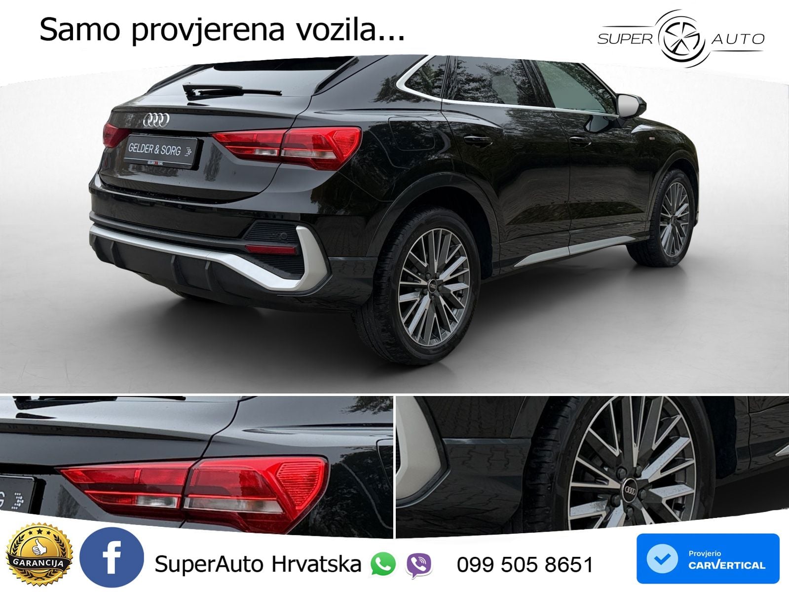 Audi Q3 Sportback 35 TDI (150 KS) S tronic LED+GR SJED+ACC