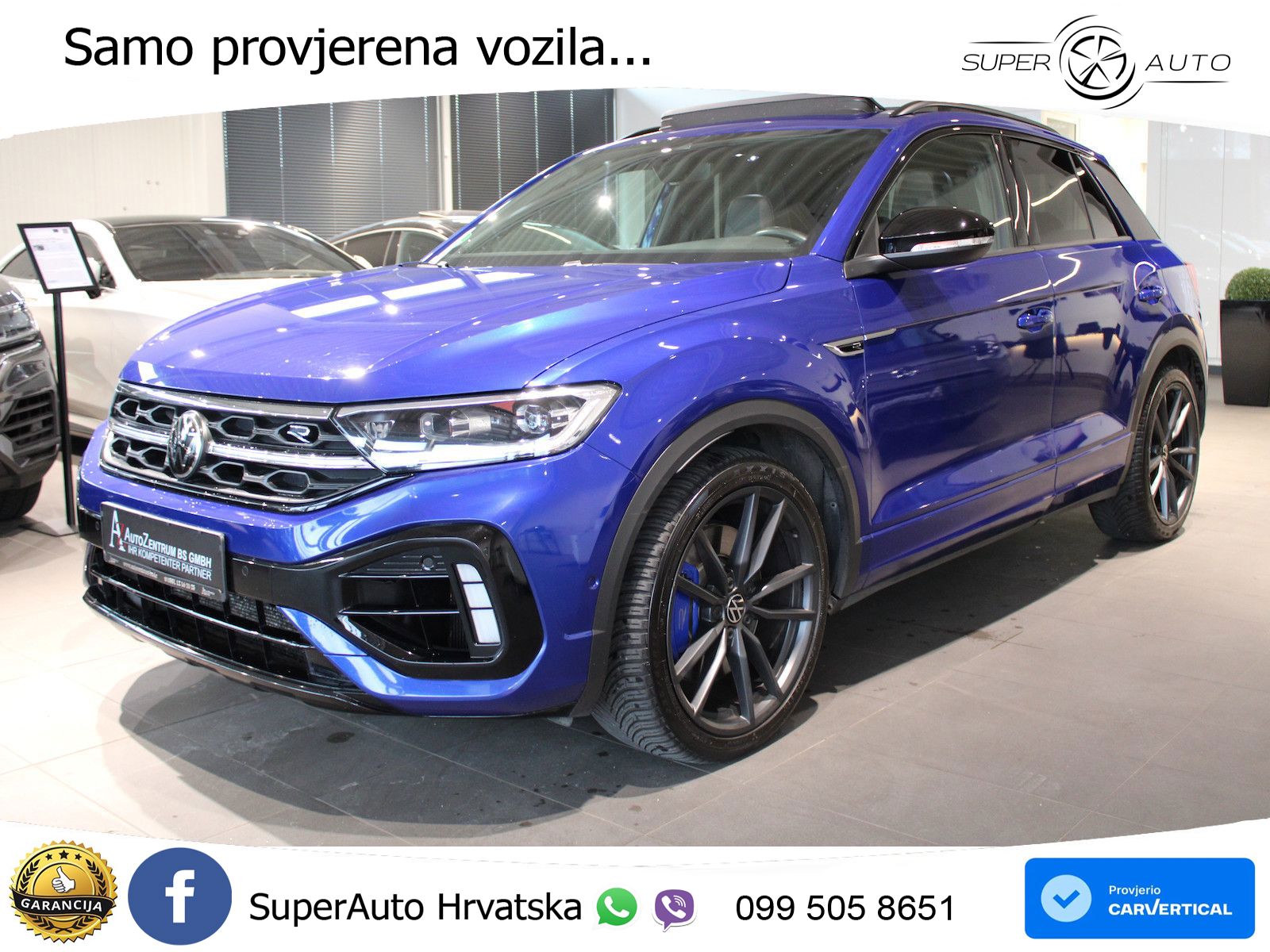 Volkswagen T-Roc I R 2.0 TSI (300 KS) OPF 4M DSG MATRIX+GR SJED+KAM