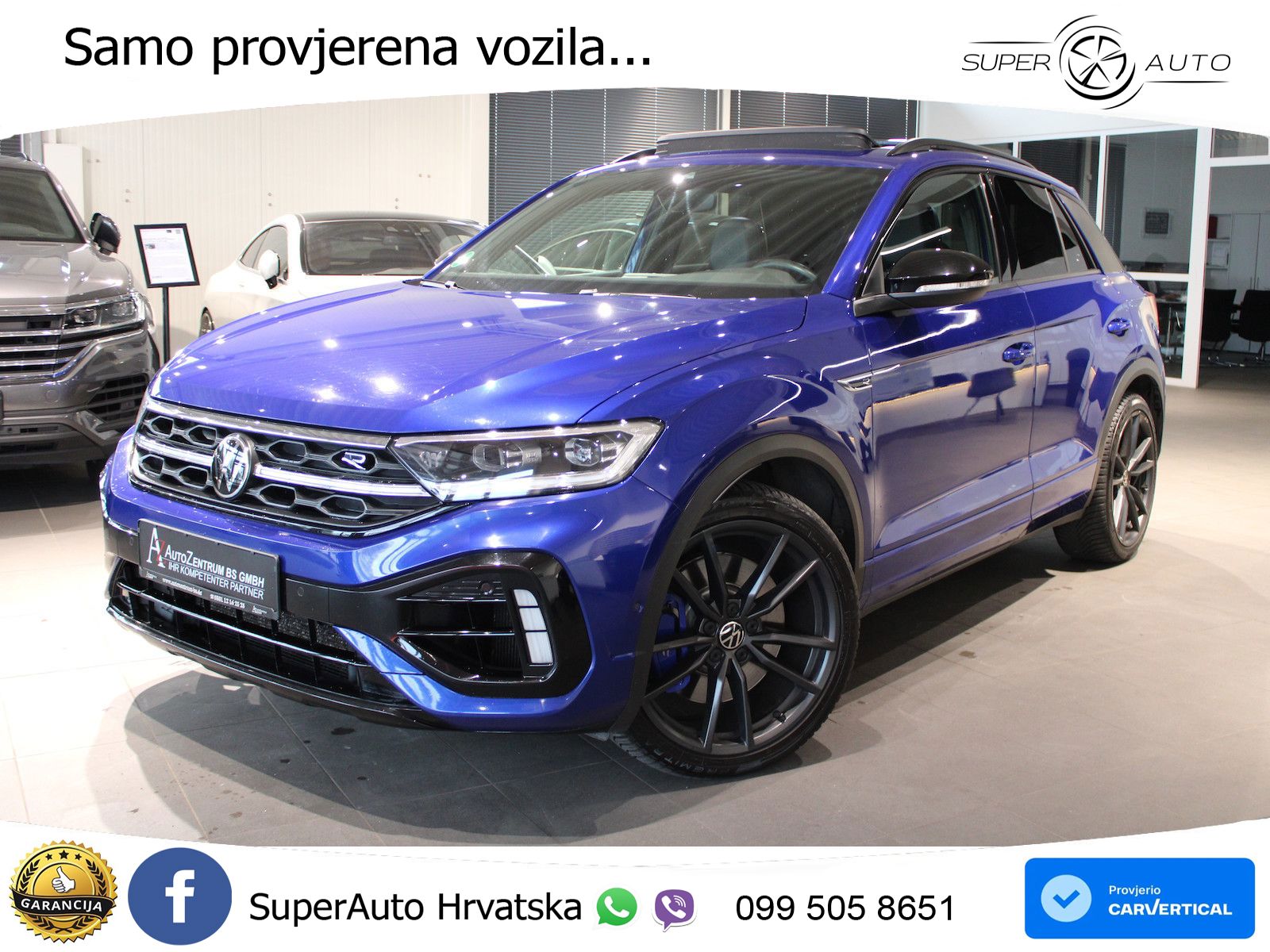 Volkswagen T-Roc I R 2.0 TSI (300 KS) OPF 4M DSG MATRIX+GR SJED+KAM