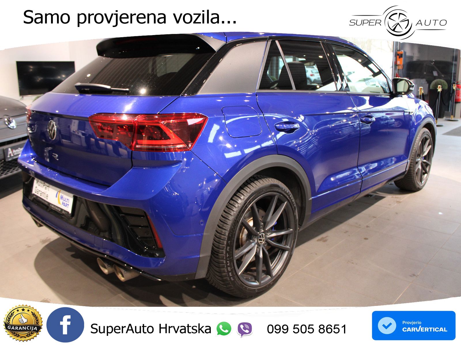 Volkswagen T-Roc I R 2.0 TSI (300 KS) OPF 4M DSG MATRIX+GR SJED+KAM