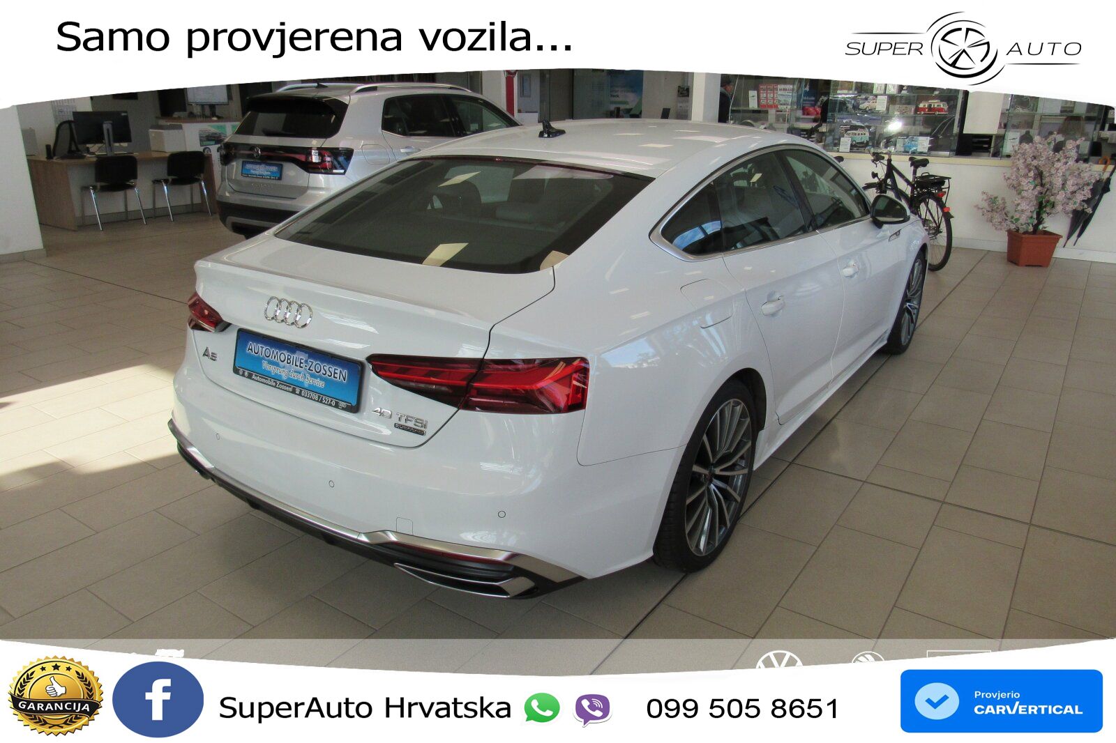 Audi A5 Sportback  40 TFSI (204 KS) quattro S tronic S line